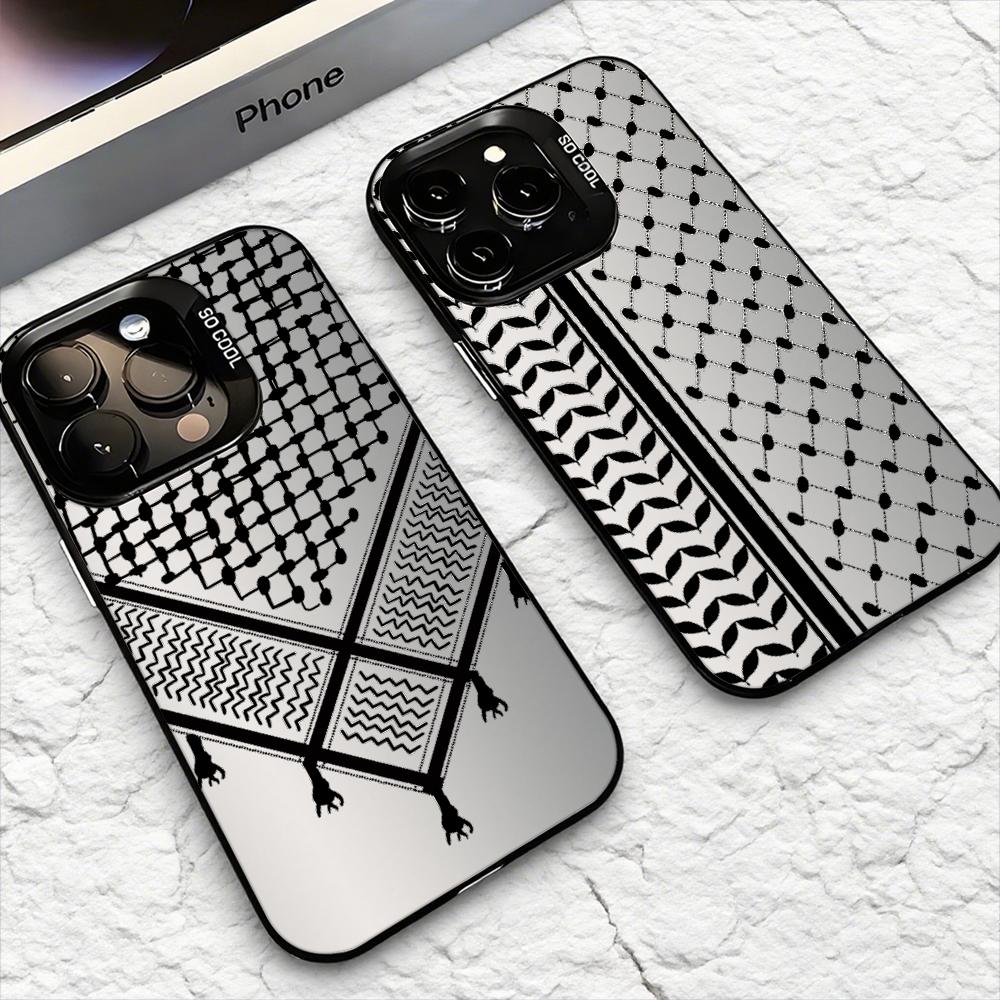 Phone Cases Iphone 17 Pro Max - ケフィエ・パレスチナ柄 iPhoneケース iPhone 17 16 15