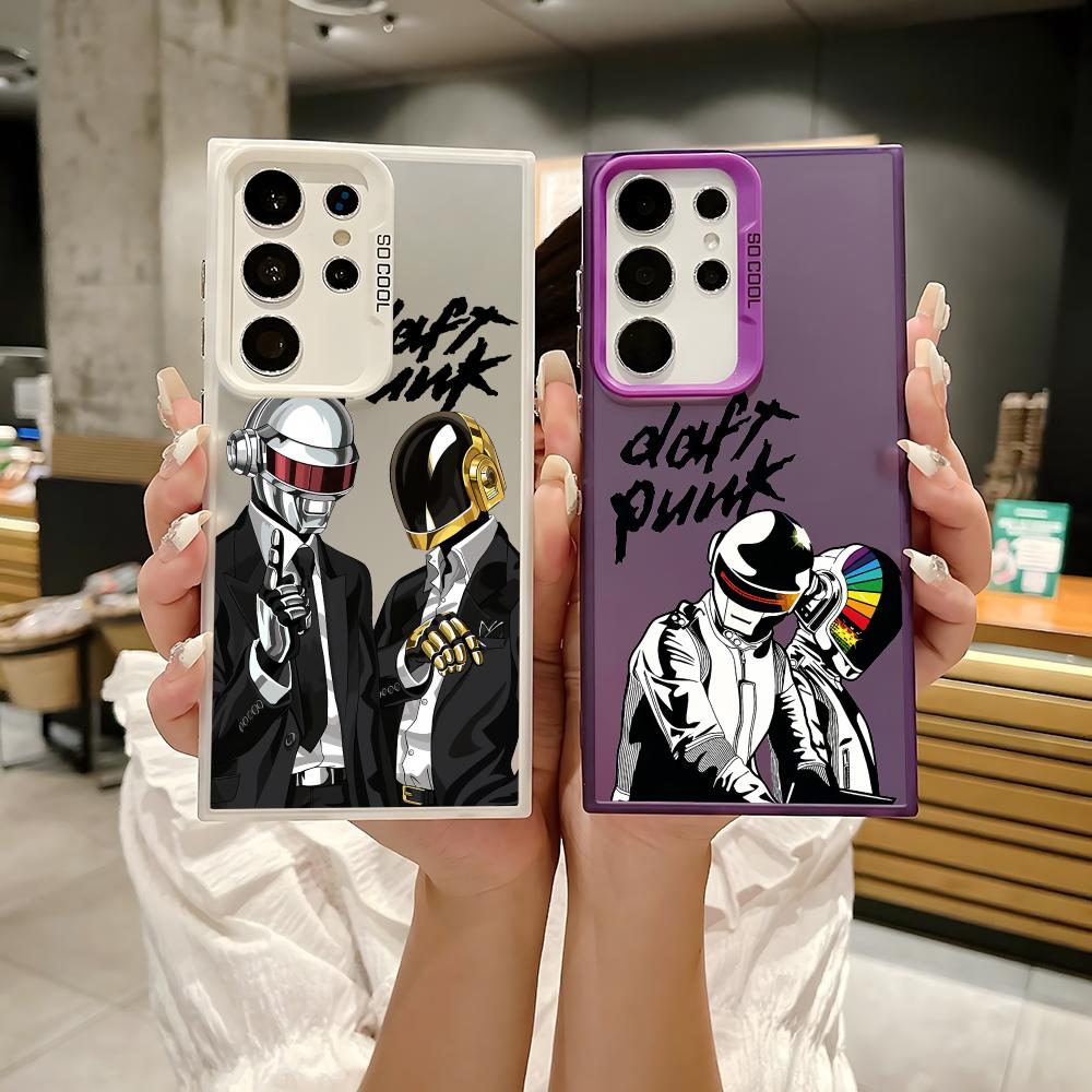 Phone Cases Galaxy S23 - バンドD-ダフトパンク スマホケース Samsung Galaxy S25 Edge