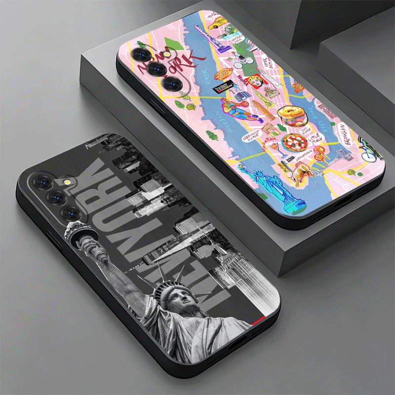 Phone Cases Nyc - ソフトフォンケース サムスン A17 A37 A57 A16