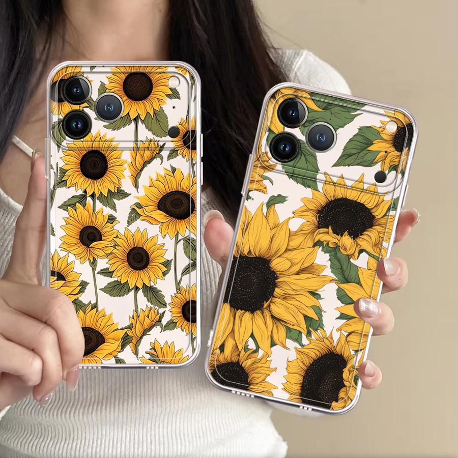 Phone Cases Iphone 17 Pro Max - かわいいひまわり柄ケース Apple iPhone 17 Pro Max