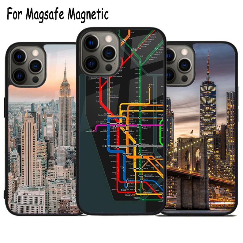 Phone Cases York - スイートニューヨークワイヤレス充電対応iPhoneケース iPhone 17 Air 15 16