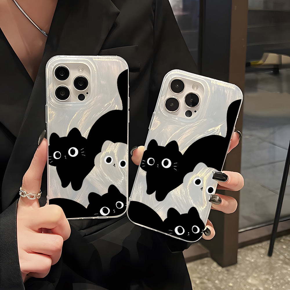 Phone Cases Cat - 高級猫柄iPhoneケース iPhone 13 11 17 16