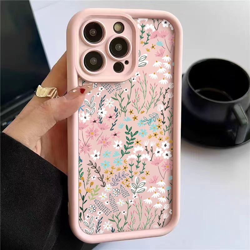 Phone Cases Amazon - ピンクの竹と花柄のiPhoneケース Xiaomi Redmi Note 14 13