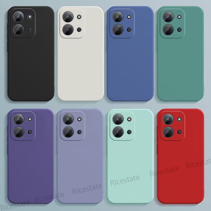 Phone Cases Eu - 正方形液体シリコン電話ケース Xiaomi Redmi 15C ケース Redmi15C