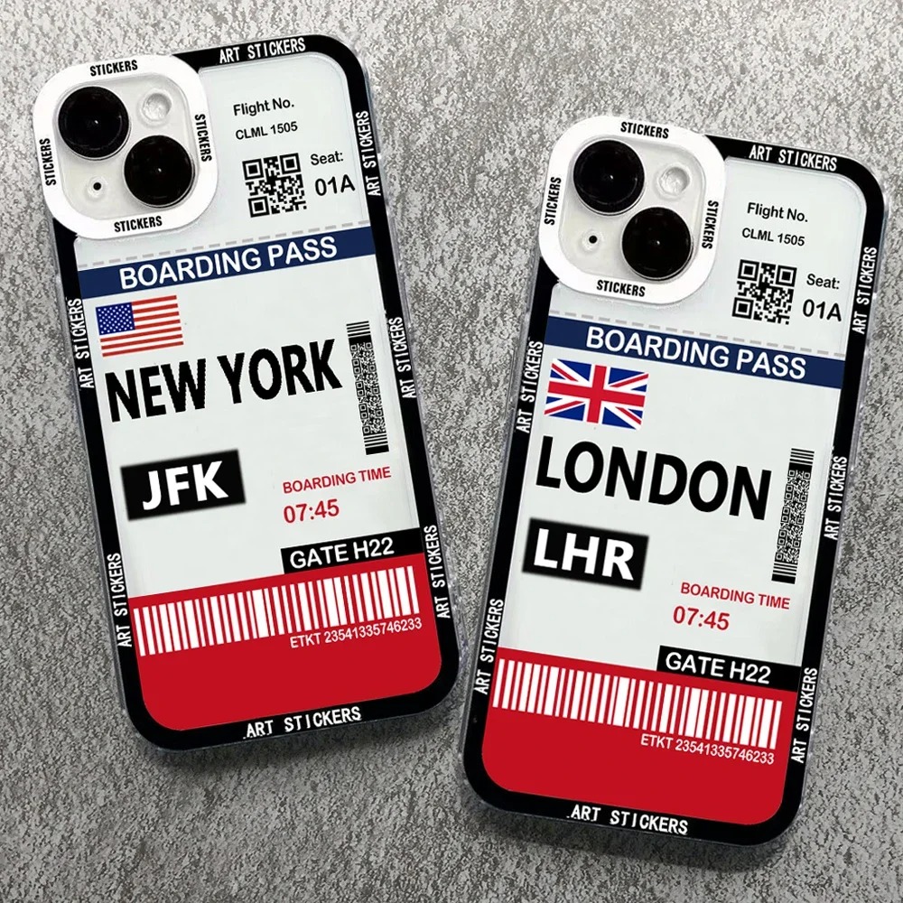 Phone Cases York - 世界都市旅行チケットラベル電話ケース三星銀河 S10 S20 S21 S22 S23