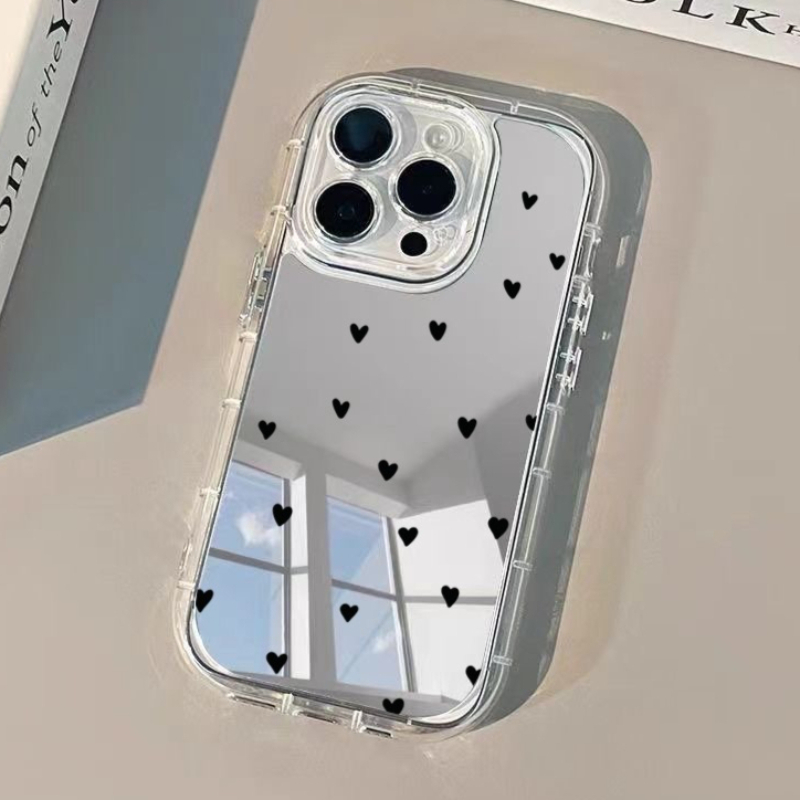 Phone Cases Expensive - フルスクリーンハート柄スマホケース iPhone 17 16 15 14