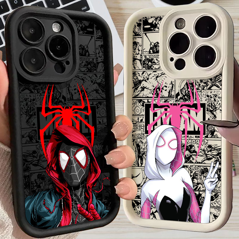 スパイダーマン マイルズ・モラレス グウェン マーベルコミッ - Phone Cases Amazon のレビューと価格