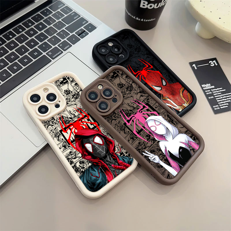 スパイダーマン マイルズ・モラレス グウェン マーベルコミッ - Phone Cases Amazon のレビューと価格