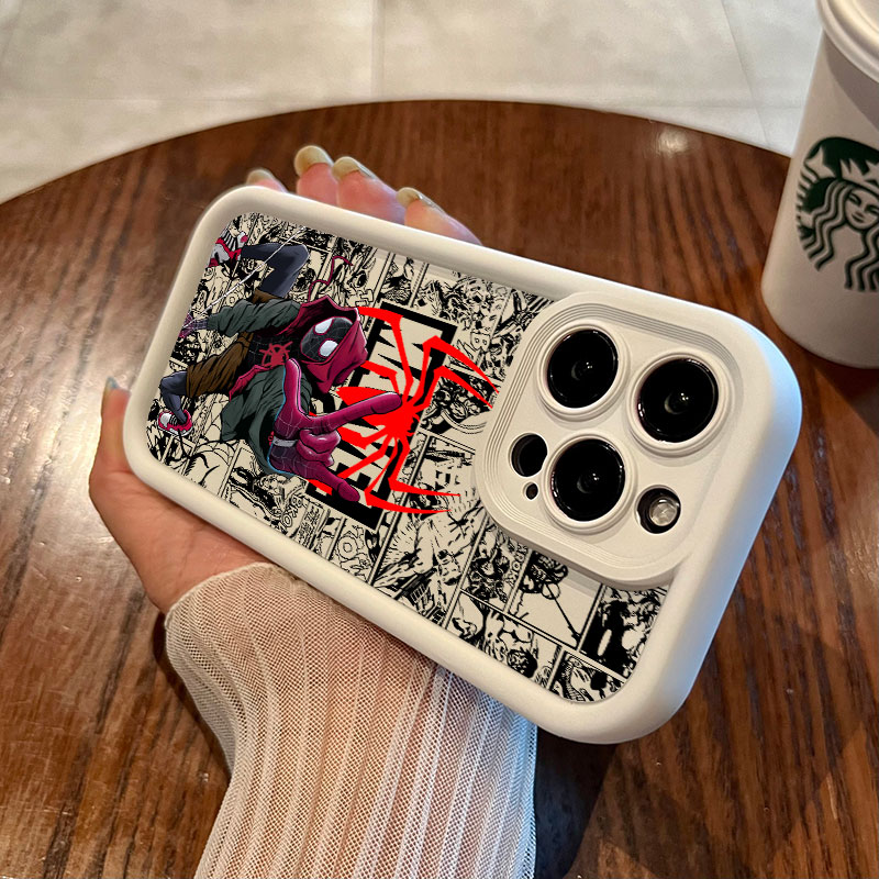 スパイダーマン マイルズ・モラレス グウェン マーベルコミッ - Phone Cases Amazon のレビューと価格