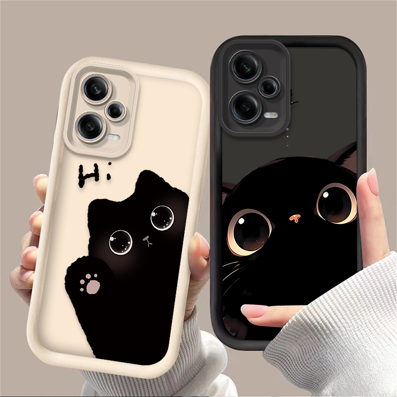 可愛い大きな目の猫のスマホケース Xiaomi Redmi  - Phone Cases Cat のレビューと価格