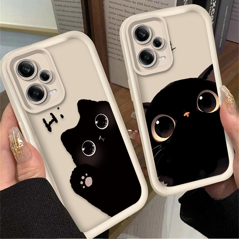 可愛い大きな目の猫のスマホケース Xiaomi Redmi  - Phone Cases Cat のレビューと価格