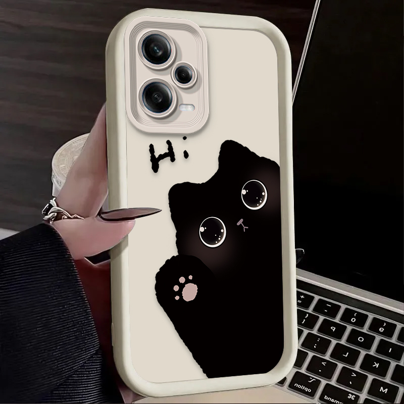 可愛い大きな目の猫のスマホケース Xiaomi Redmi  - Phone Cases Cat のレビューと価格