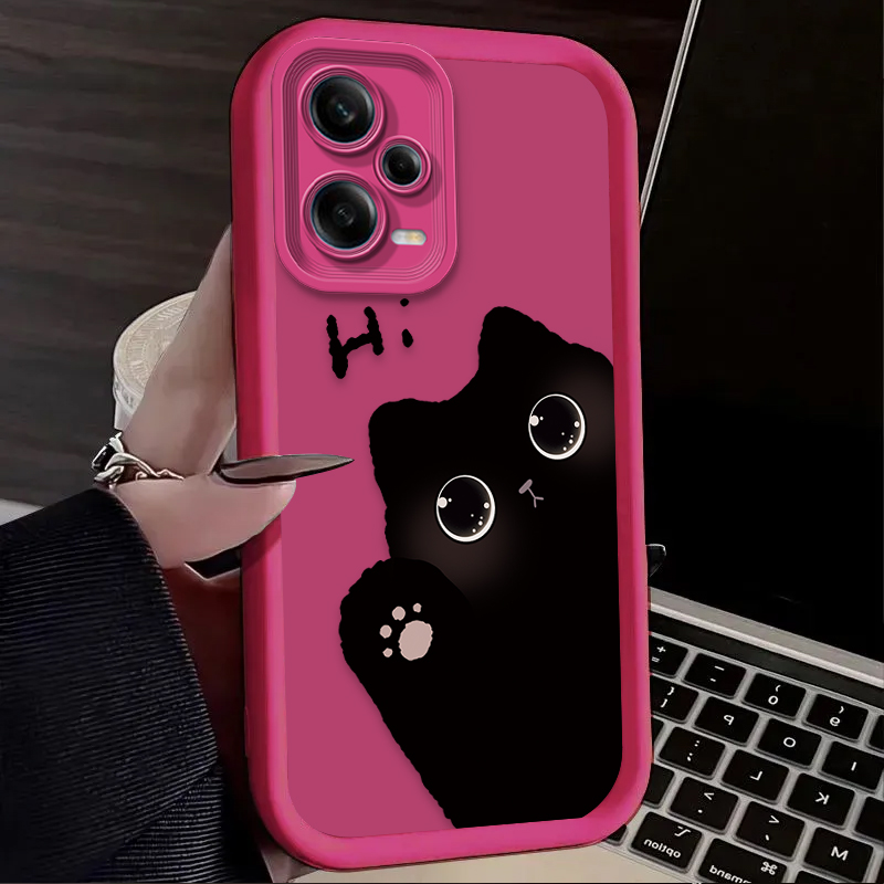 可愛い大きな目の猫のスマホケース Xiaomi Redmi  - Phone Cases Cat のレビューと価格