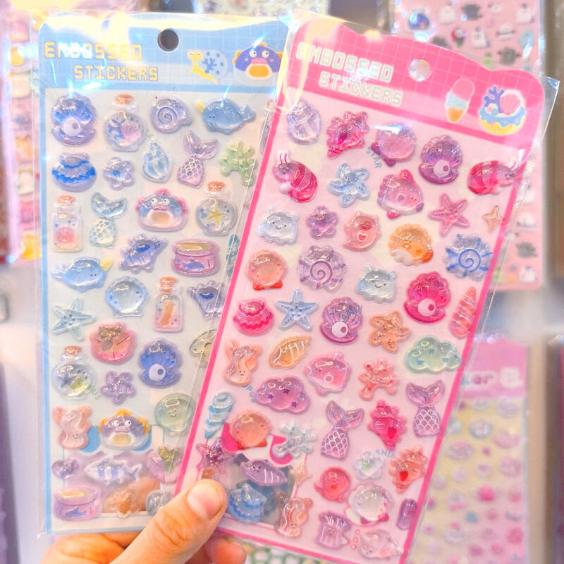 オーシャン3Dレリーフオーシャンシェル3Dクリスタルステッカ - Phone Cases For Boys のレビューと価格