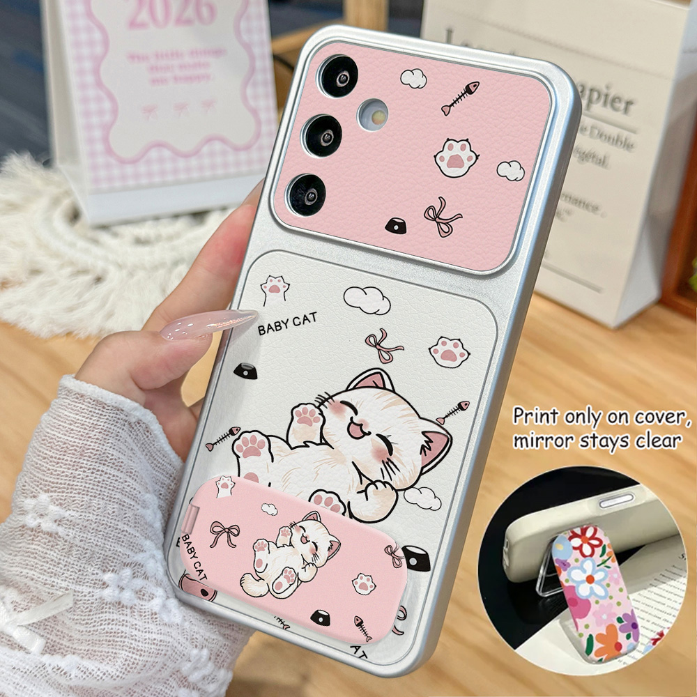 漫画風のかわいい猫のスマホケース Samsung A57 A - Phone Cases Cat のレビューと価格