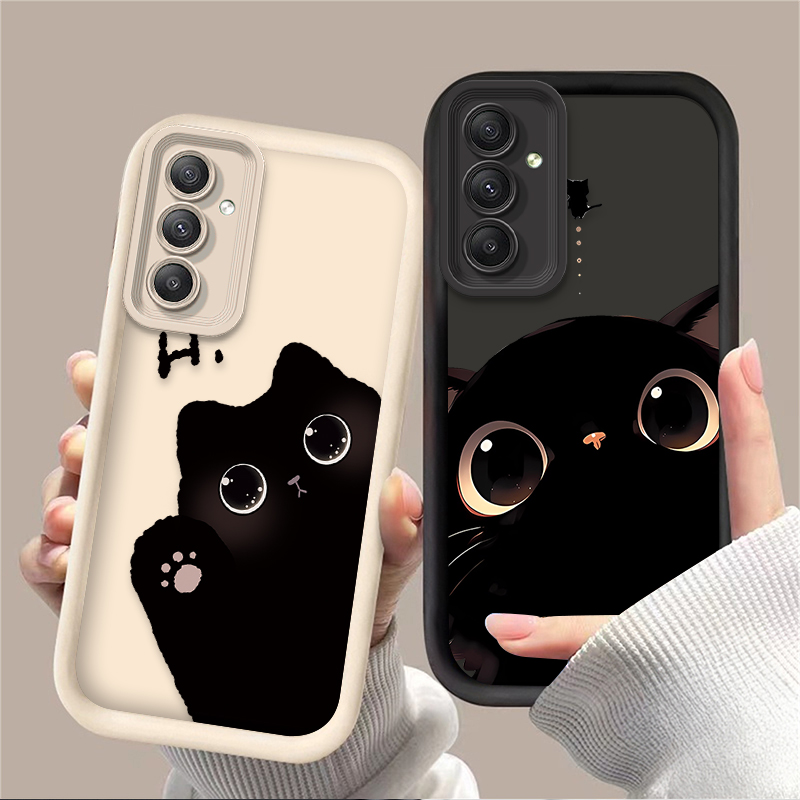 素敵な大きな目の猫のスマホケース Samsung Galax - Phone Cases Cat のレビューと価格