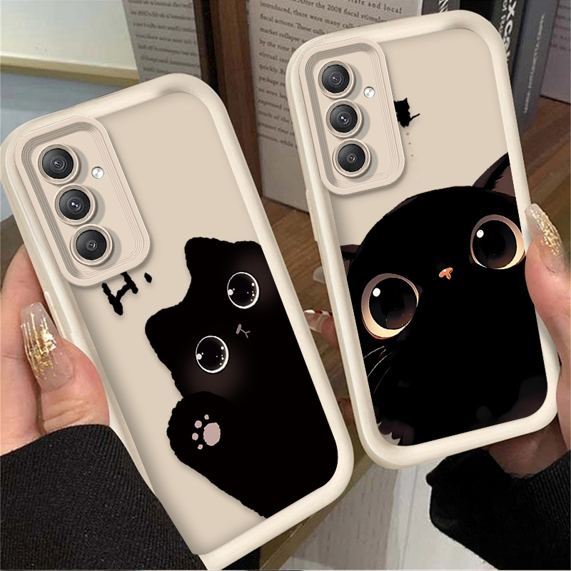 素敵な大きな目の猫のスマホケース Samsung Galax - Phone Cases Cat のレビューと価格