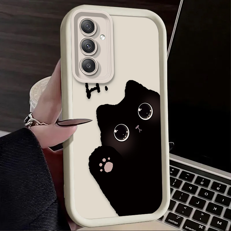 素敵な大きな目の猫のスマホケース Samsung Galax - Phone Cases Cat のレビューと価格