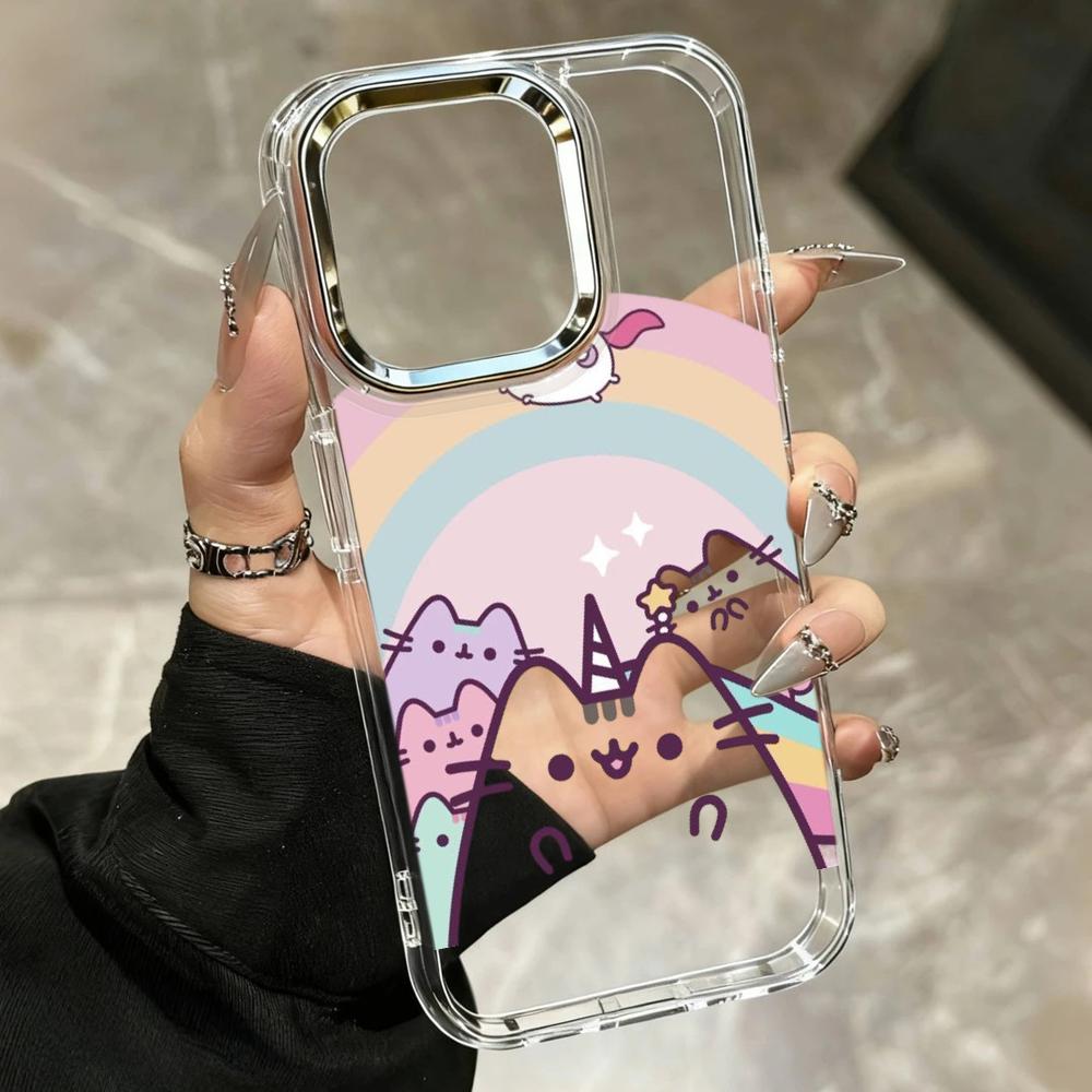 漫画プシーン猫マット透明クリア耐衝撃スマホケース iPhon - Phone Cases Cat のレビューと価格