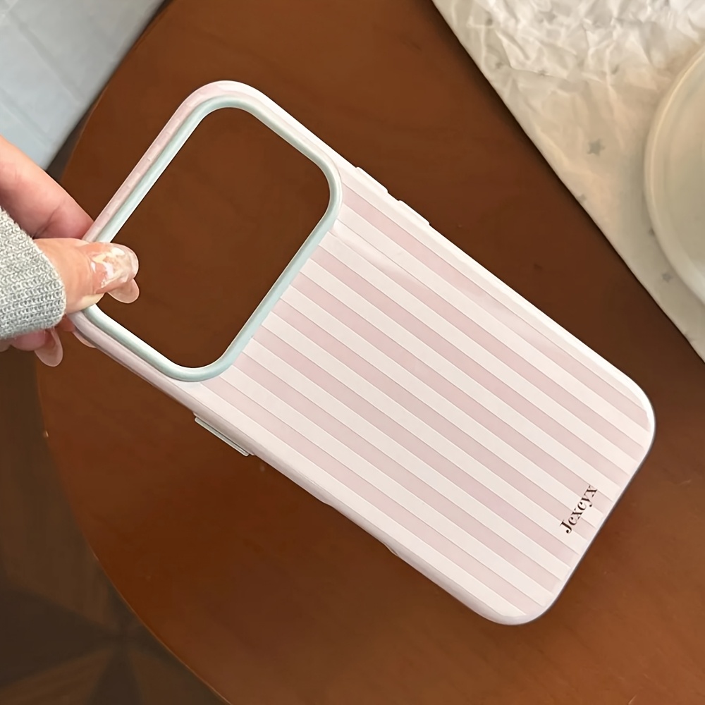 高級韓国ファッションストライプキャンディーカラーソフトTPU - Phone Cases Expensive のレビューと価格