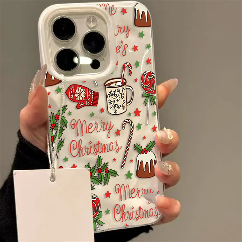 かわいいクリスマス柄のiPhoneケース（iPhone 17 - Phone Cases Amazon のレビューと価格