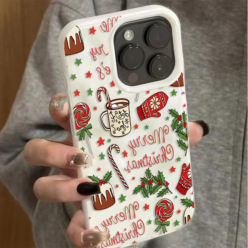 かわいいクリスマス柄のiPhoneケース（iPhone 17 - Phone Cases Amazon のレビューと価格