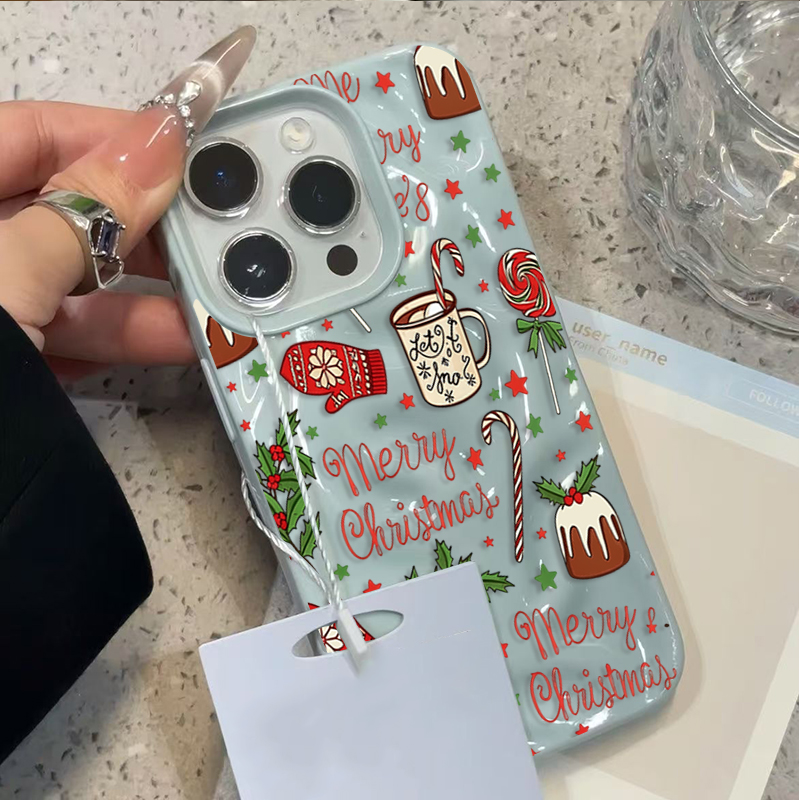 かわいいクリスマス柄のiPhoneケース（iPhone 17 - Phone Cases Amazon のレビューと価格