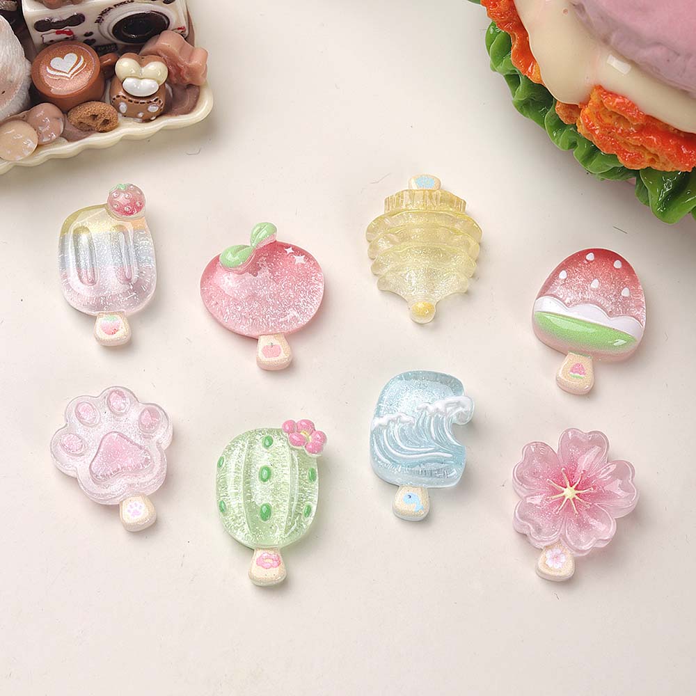10 個かわいい透明夏ミニアイスクリーム樹脂チャーム DIY - Phone Cases For Boys のレビューと価格